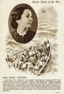 Torpedoed Gallery: Mary Cornish - Heroine - WW2 - Sinking of SS City of Benares