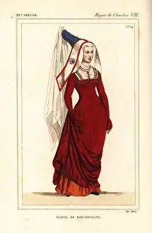 Marie Prints: Mary Duchess of Burgundy, Marie de Bourgogne