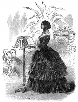 Images Dated 4th July 2011: Mary E Webb reading Uncle Toms Cabin
