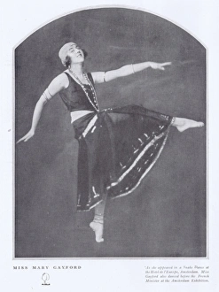Images Dated 9th May 2016: Mary Gayford as she appeared in the Snake Dance