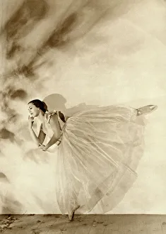 Ballet Prints: Mary Honer, ballerina in Les Sylphides, Vic-Wells Ballet