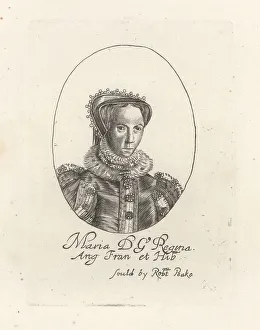 George Jones Prints: Mary I or Bloody Mary, Queen of England, 1516-1558