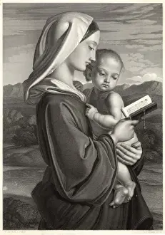 Reads Prints: Mary with Jesus (Dyce)