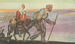 Mary and Joseph head to Bethlehem