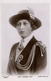 Images Dated 3rd August 2018: Mary, Princess Royal as Chief Girl Guide