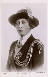 Images Dated 3rd August 2018: Mary, Princess Royal as Chief Girl Guide