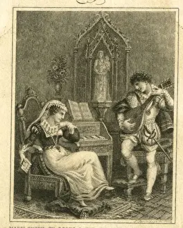 Mary Queen of Scots and her chamberlain, Chatelard