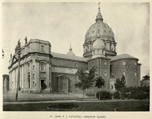 Images Dated 10th February 2016: Mary, Queen of the World Cathedral, Canada in Montreal