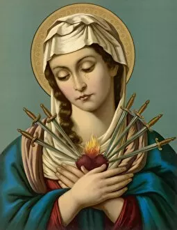 Images Dated 21st December 2010: Mary of Seven Sorrows