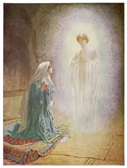 Learns Prints: Mary Told of Pregnancy