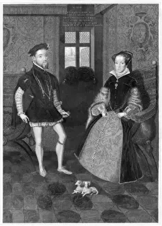 Felipe Prints: Mary Tudor / Felipe II