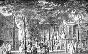 1750s Prints: Marylebone Gardens, London