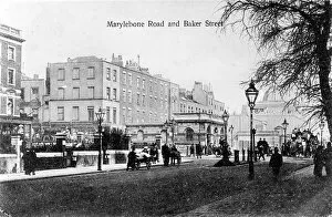 Images Dated 28th September 2017: Marylebone Road and Baker Street, Marylebone, London