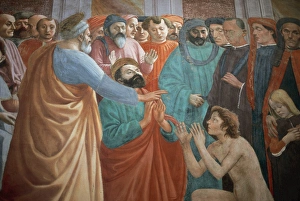 Masaccio (1401-1428). Resurrection of the Son of Theophilus Masaccio (1401-1428). Resurrection of the Son of Theophilus