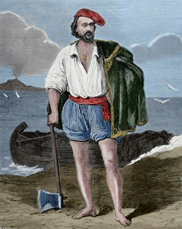 Images Dated 29th June 2014: Masaniello (1622-1647). Italian revolutionary. Engraving by