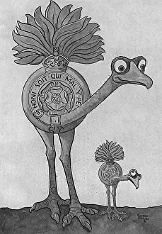 Mascots Prints: Masbadges - 1. The Royal Fusilierstrich
