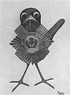 Mascots Prints: Masbadges - 5. The Scots Guards Robin