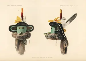 Nation Prints: Mask of Pau tiwa, Zuni sun god