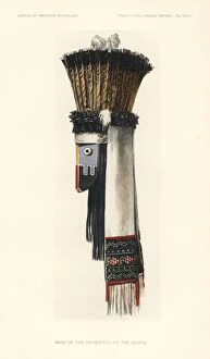 Ethnography Collection: Mask of the Shumai koli of the Zenith, Zuni nation