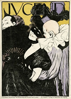 Images Dated 28th September 2012: Masked Lady / Pierrot 1898