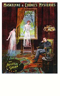 Illusions Gallery: Maskelyne and Cookes 'The Artists Dream'. John Nevil Maskelyne and George Co