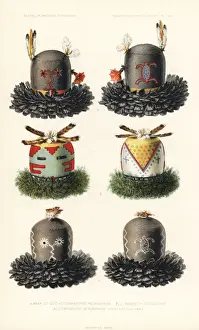 Turtle Prints: Masks of god and goddesses accompanying He mishikwe