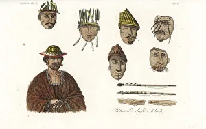 Aleut Gallery: Masks, hats and tools of the Aleut people