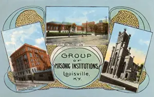 Institutions Prints: Masonic Institutions - Louisville, Kentucky, USA