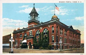 Dakota Gallery: Masonic Temple, Fargo, North Dakota, USA