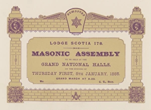 Masonic Ticket/Glasgow