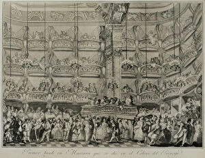 Amusement Collection: Masquerade Ball at the Coliseo del Principe, circa 1771-1802