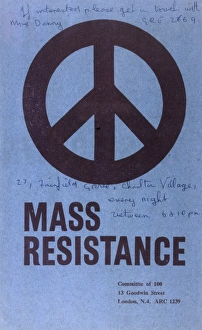 Images Dated 3rd March 2016: Mass Resistance