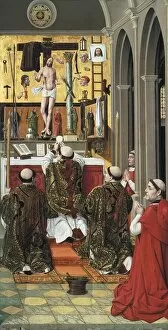 Santa Collection: Mass of Saint Gregory. 15th c. Attributed to Juan