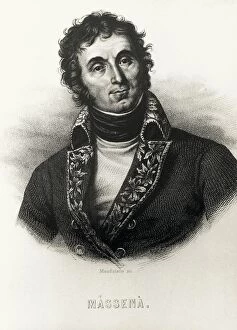 Engravings Gallery: MASSENA, Andr頨1758-1817). French military commander