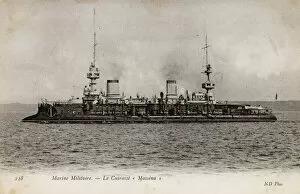Images Dated 24th May 2018: Massena - a pre-dreadnought battleship of the French Navy