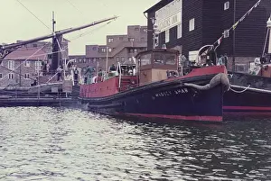 Fireboat Prints: Massey Shaw fireboat, St Katharines Dock, East London