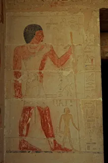 Deceased Prints: Mastaba of Nhnumhotep and Niankhkhnum. Royal srvant. Egypt