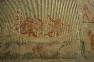 Mastaba of Ti. Interior. Egypt