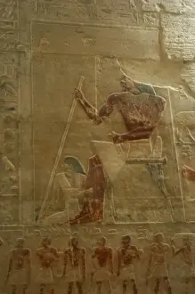 Mastaba of Ti. Interior. Egypt