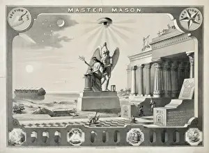 Masonry Prints: Master mason