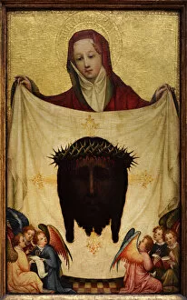 Pinakothek Gallery: Master of Saint Veronica. St. Veronica with the Holy Kerchie