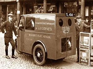 Newark Prints: His Masters Voice radio and gramaphone retailer in Newark