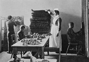 Inebriates Collection: Mat and cone making, NIPRCC East Harling, Norfolk