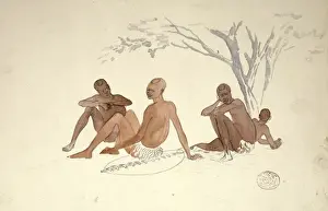 John Thomas Baines Prints: Matabili, Imbusini River November 1869