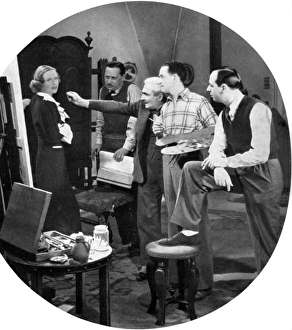 Images Dated 7th April 2016: Matania as consultant on the film, Susie in the Bath