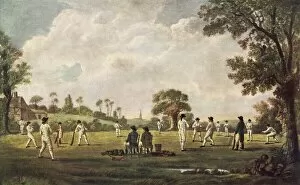Cricket Collection: Match at Hambledon / 1777