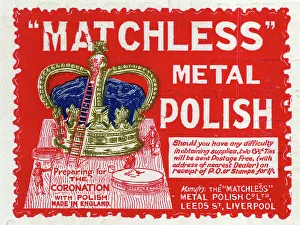 Matchless Prints: Matchless Metal Polish advert, polishing the Crown