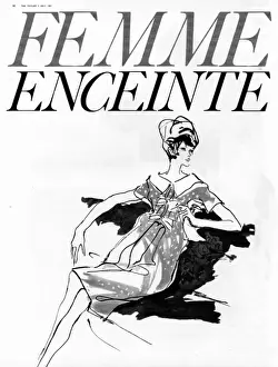 Maternity fashion, 1963