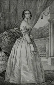 1813 Prints: Mathilde Karoline of Bavaria (1813-1862). Grand