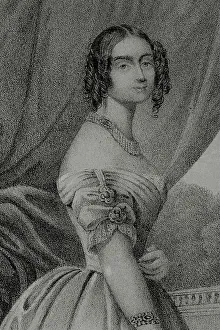 Bavarian Prints: Mathilde Karoline of Bavaria (1813-1862). Grand